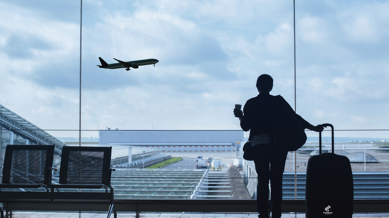 Terminal de aeropuerto internacional — inicio de un nuevo camino
